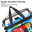Clear PVC Transparent See through Shoulder Bag Waterproof Picnic Beach Bag