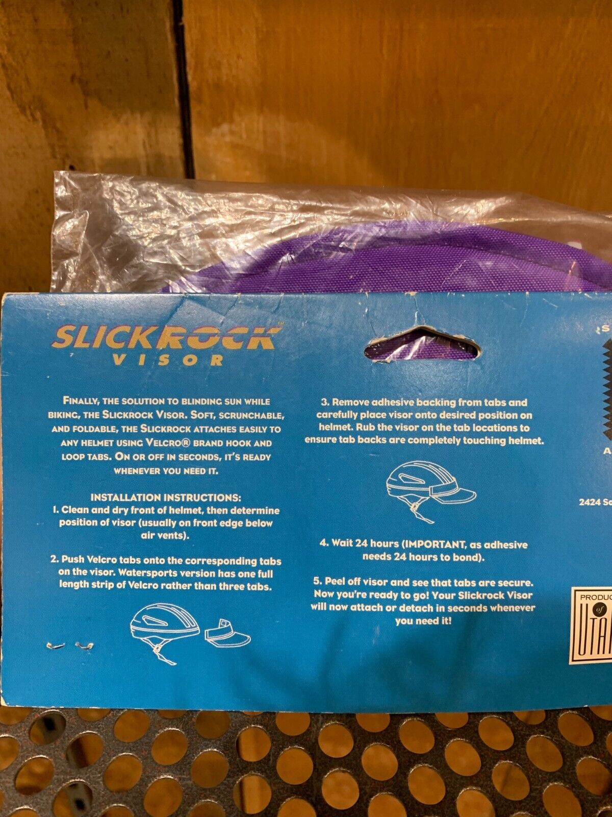 SlickRock Removable Helmet Sun Visors One-Size