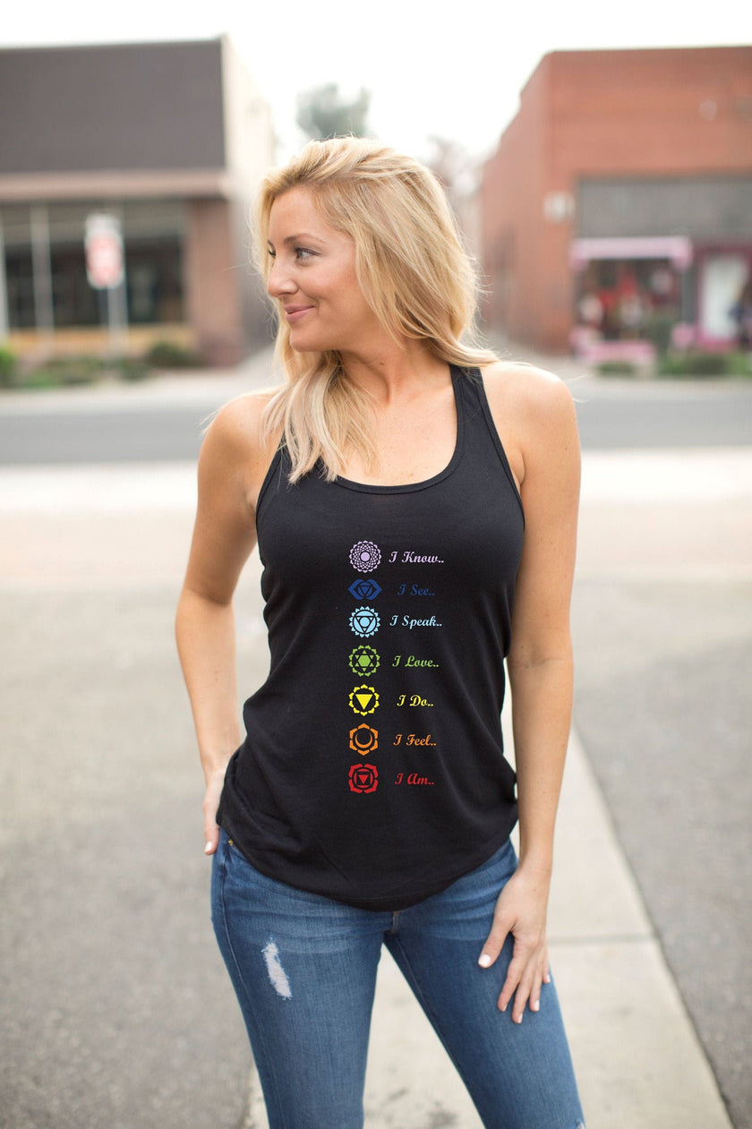7 Chakra Yoga Tank Top