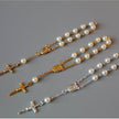 Beads Pearl Cross Full Moon Blessing Bracelet Fashion Jewelry