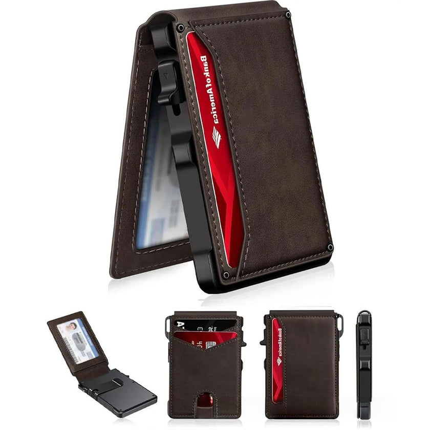 Carbon Fiber Flip Wallet for Men