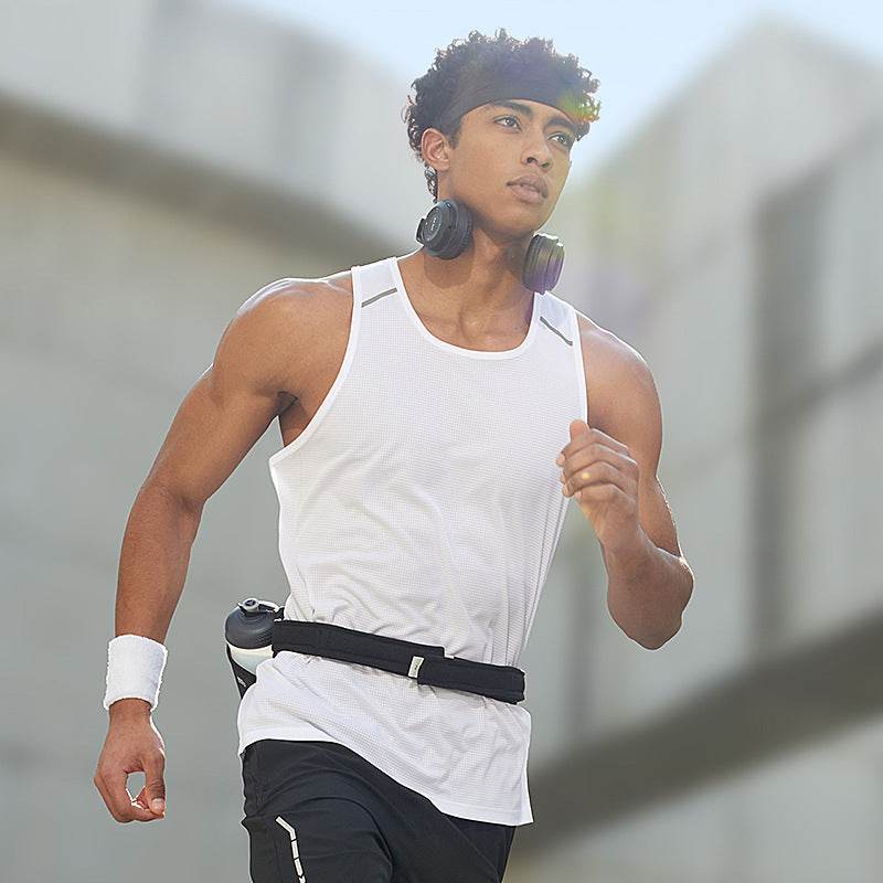 Sleeveless Quick Drying Marathon Sports Workout Gym Tank Top for Men