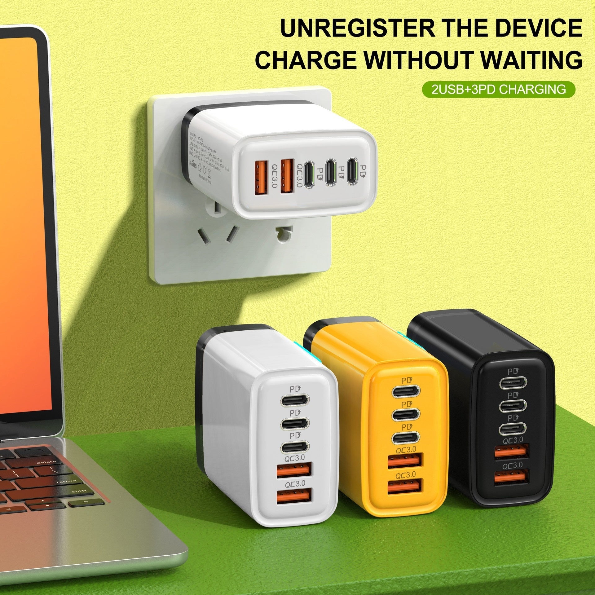 12W Dual-Port USB Wall Charger