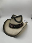 Summer Outdoor Ethnic Style Felt and Straw Cowboy Hat