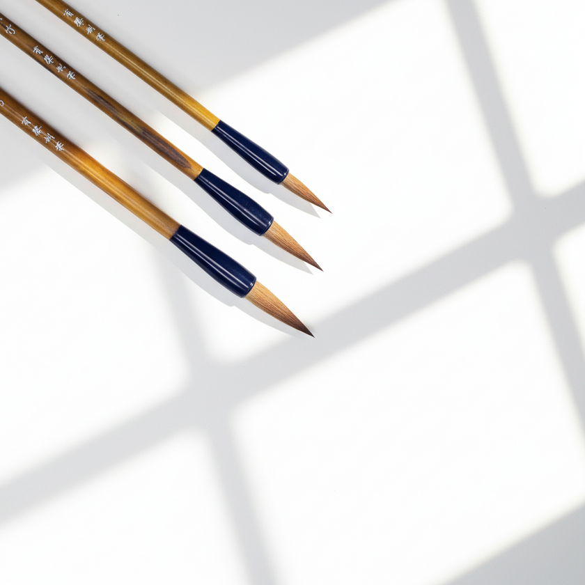 Serenity - Red Sable Hair Bamboo Brush