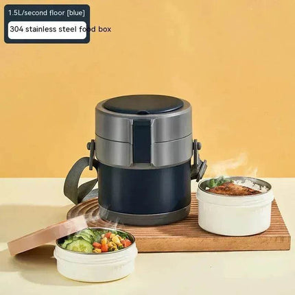 304 Stainless Steel Large Capacity Vacuum Thermal Insulated Lunch Box