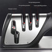 4-in-1 Knife Sharpener Professional Kitchen Knife & Scissor Sharpener with 3-Stage Sharpening System Anti-Slip Base, Ergonomic Handle, Stainless Steel Design for Home & Chef Use