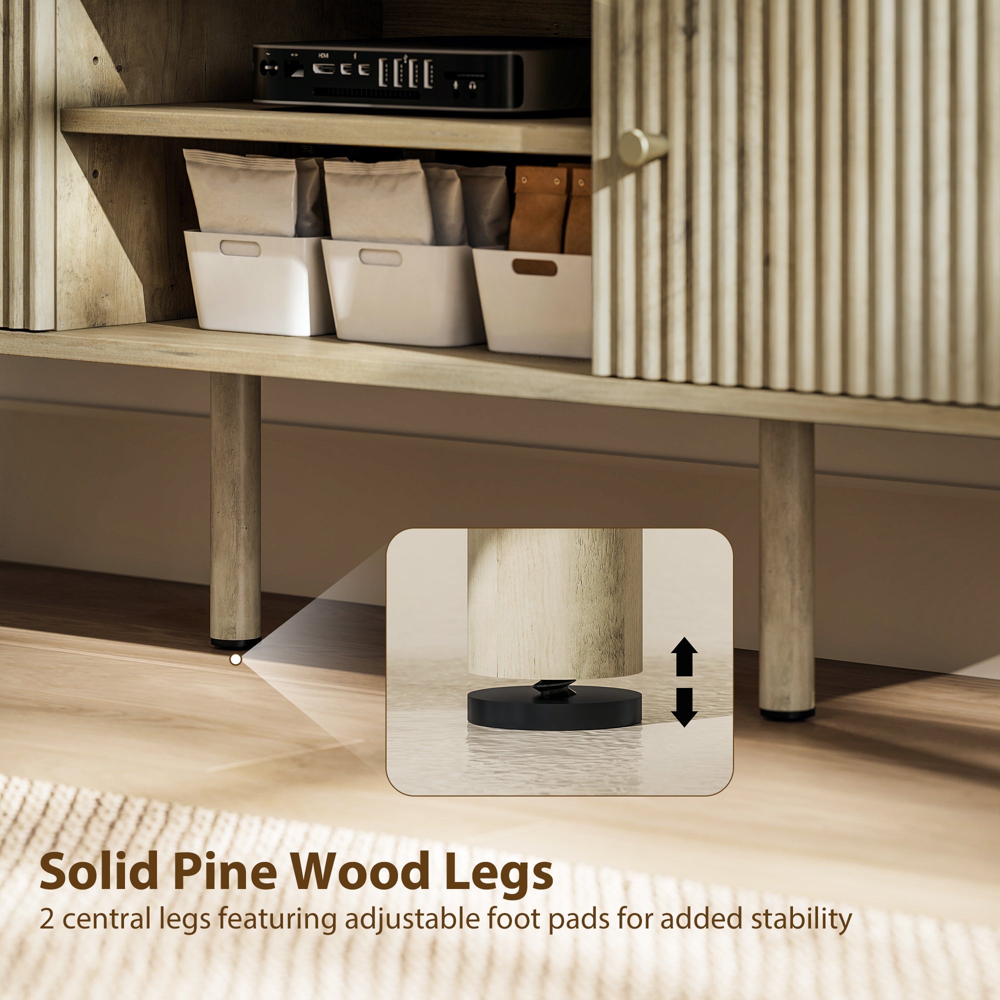 Birch TV Stand for Televisions up to 65