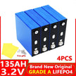 4pcs LiFePO4 32-320Ah Battery 3.2V -  12v/24v