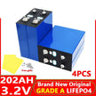 4pcs LiFePO4 32-320Ah Battery 3.2V -  12v/24v