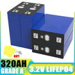 4pcs LiFePO4 32-320Ah Battery 3.2V -  12v/24v