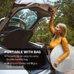 Outsunny 11' x 11.5' Screen Tent, Pop Up Camping Gazebo with Portable Carry Bag and 2 Doors, Cream White