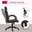 Foster Gaming-Office Chair-Red/Black