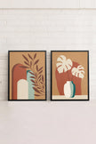 TERRACOTTA OASIS (2 Oeuvres sur toile étirée)