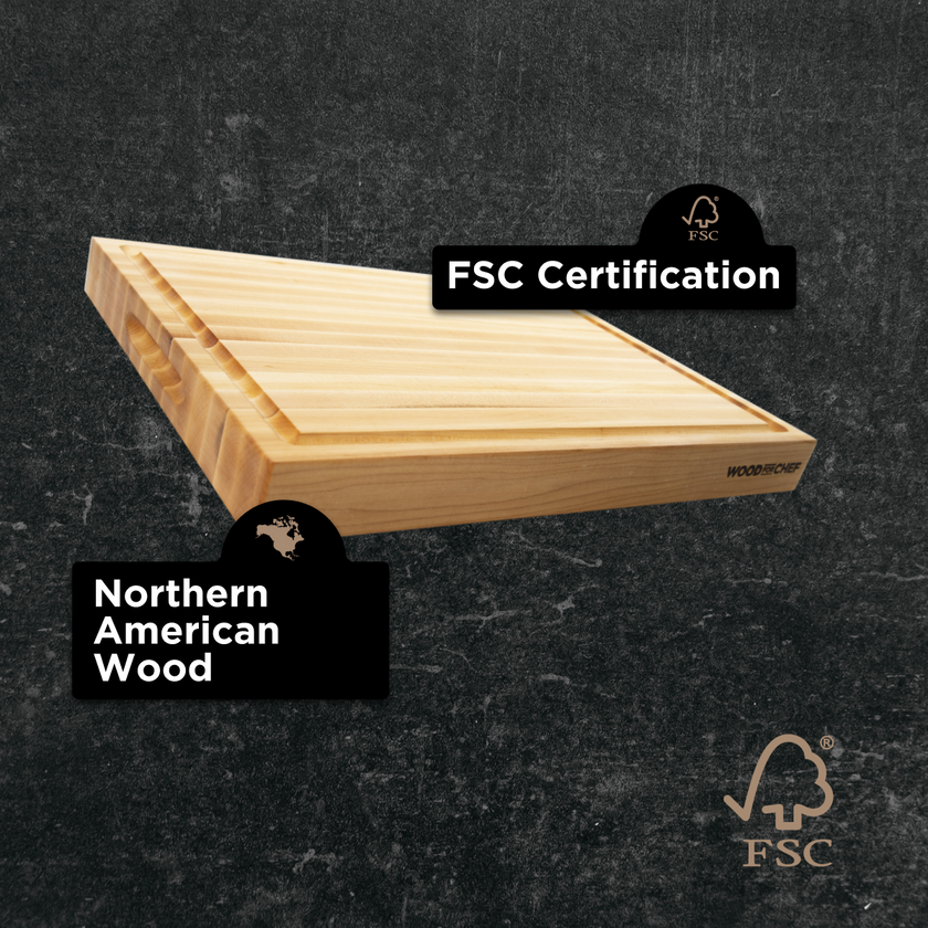 Classic Large Wood Reversible Cutting Board