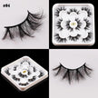 5 Pairs Of Thick False Eyelashes