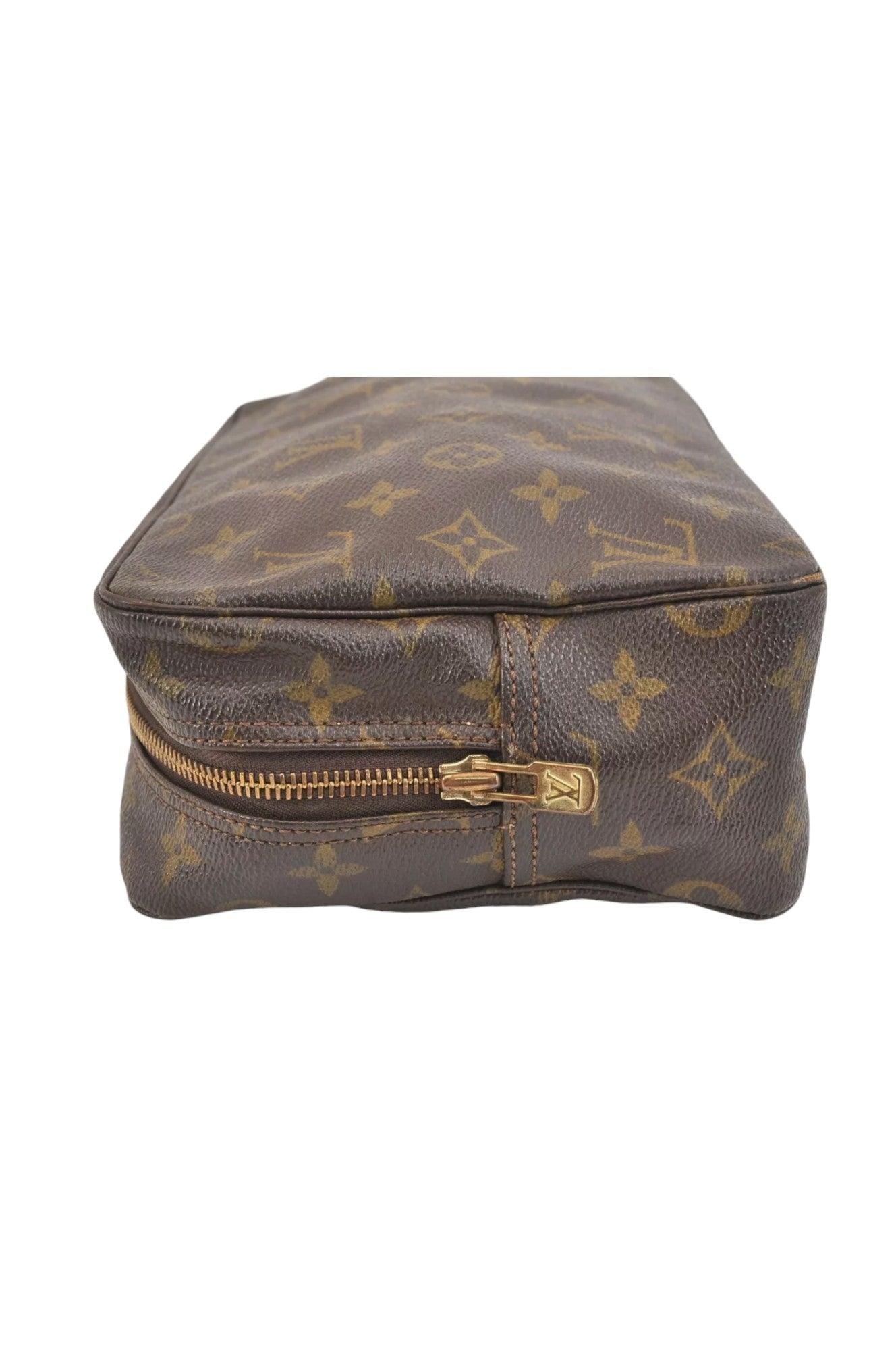 Louis Vuitton Monogram Trousse Toilette 28 Clutch Hand Bag M47522 LV 6922K
