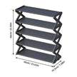 5 Tier X shaped Simple & stylish Shoe Rack Storage
