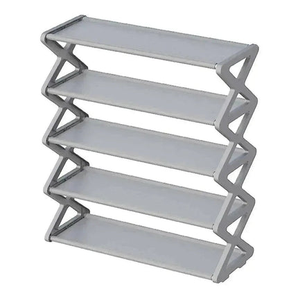 5 Tier X shaped Simple & stylish Shoe Rack Storage