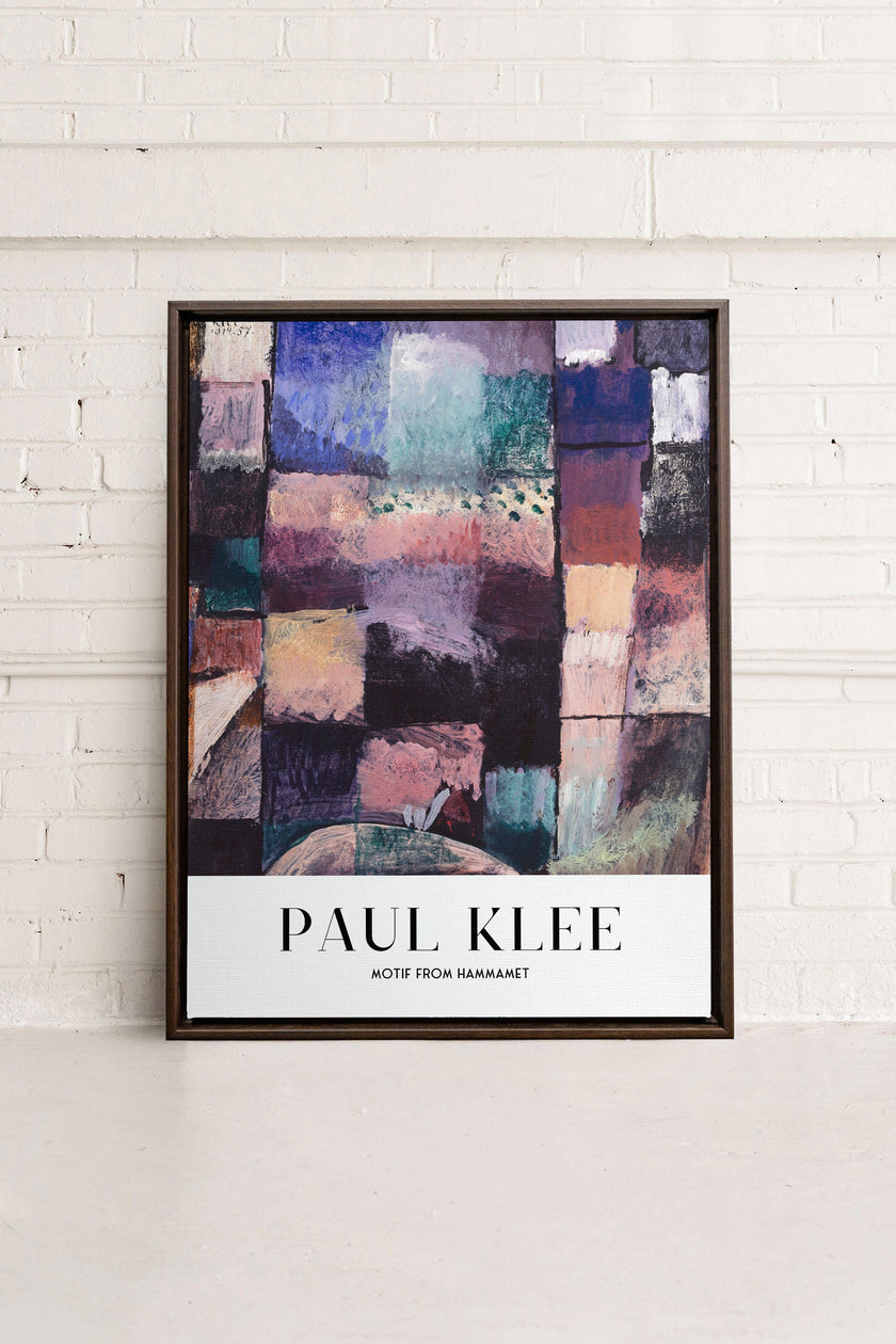 PAUL KLEE I, Oeuvre sur toile étirée