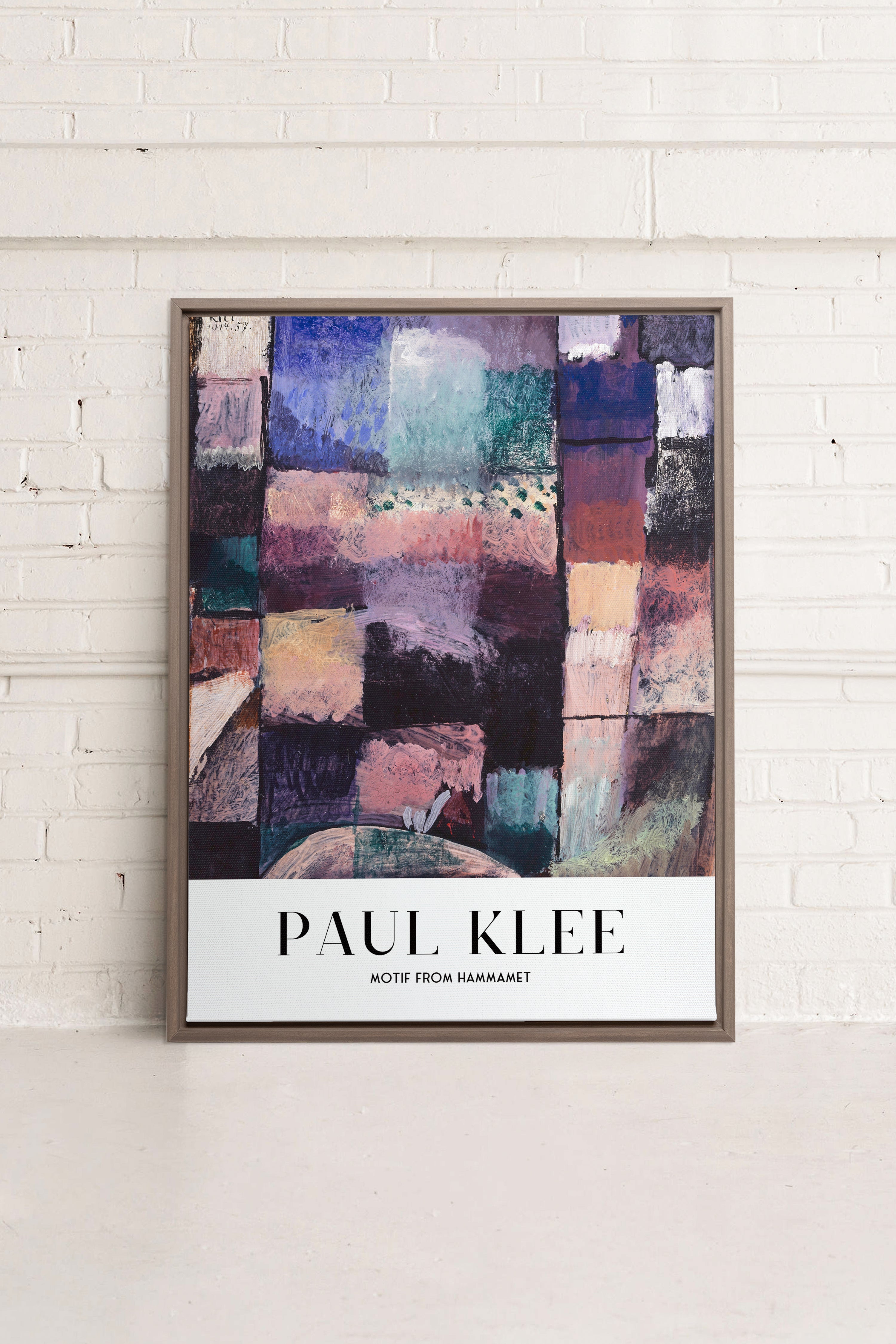 PAUL KLEE I, Oeuvre sur toile étirée