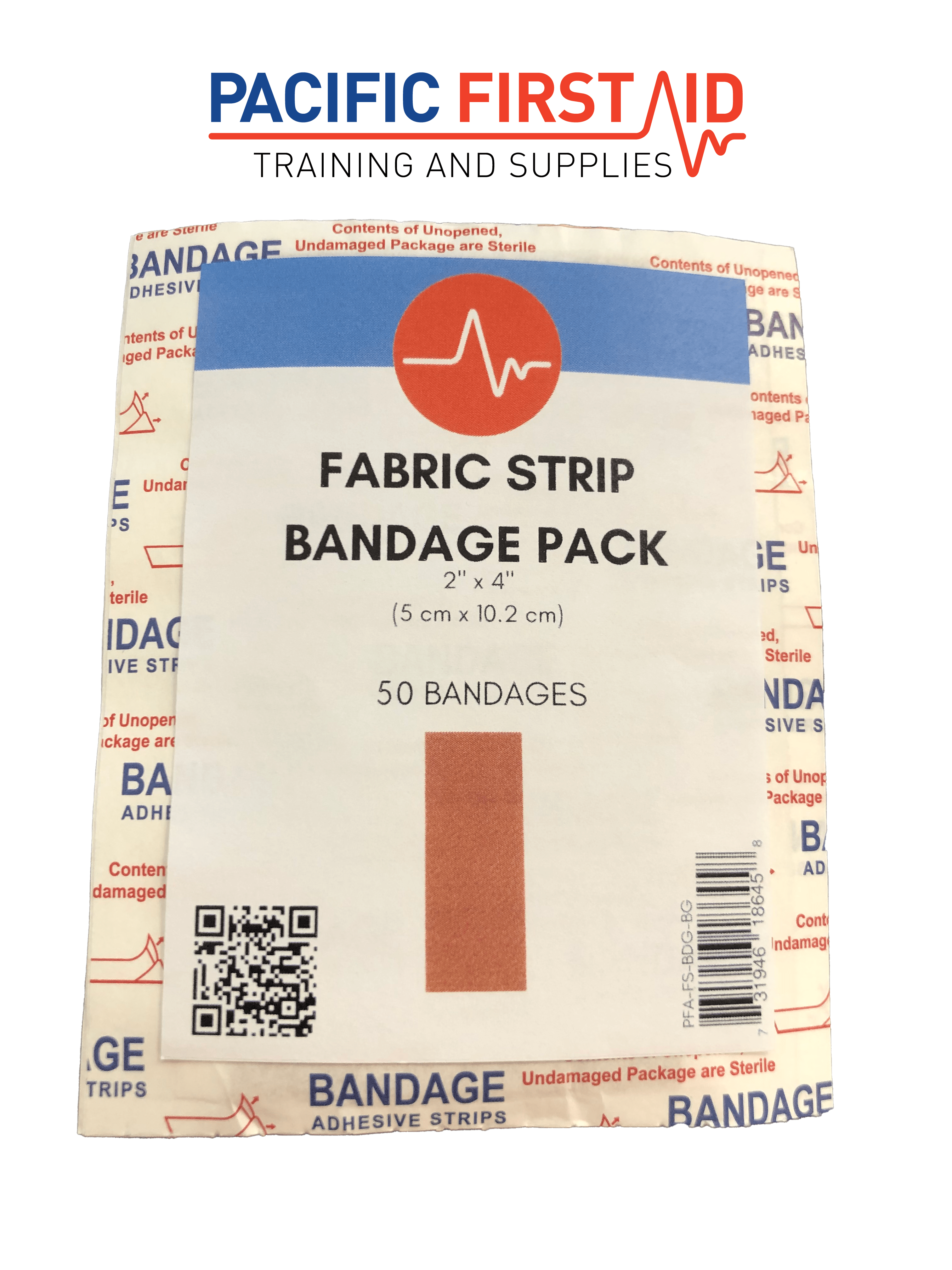 Fabric Strip Large Bandage Patch Pack 2