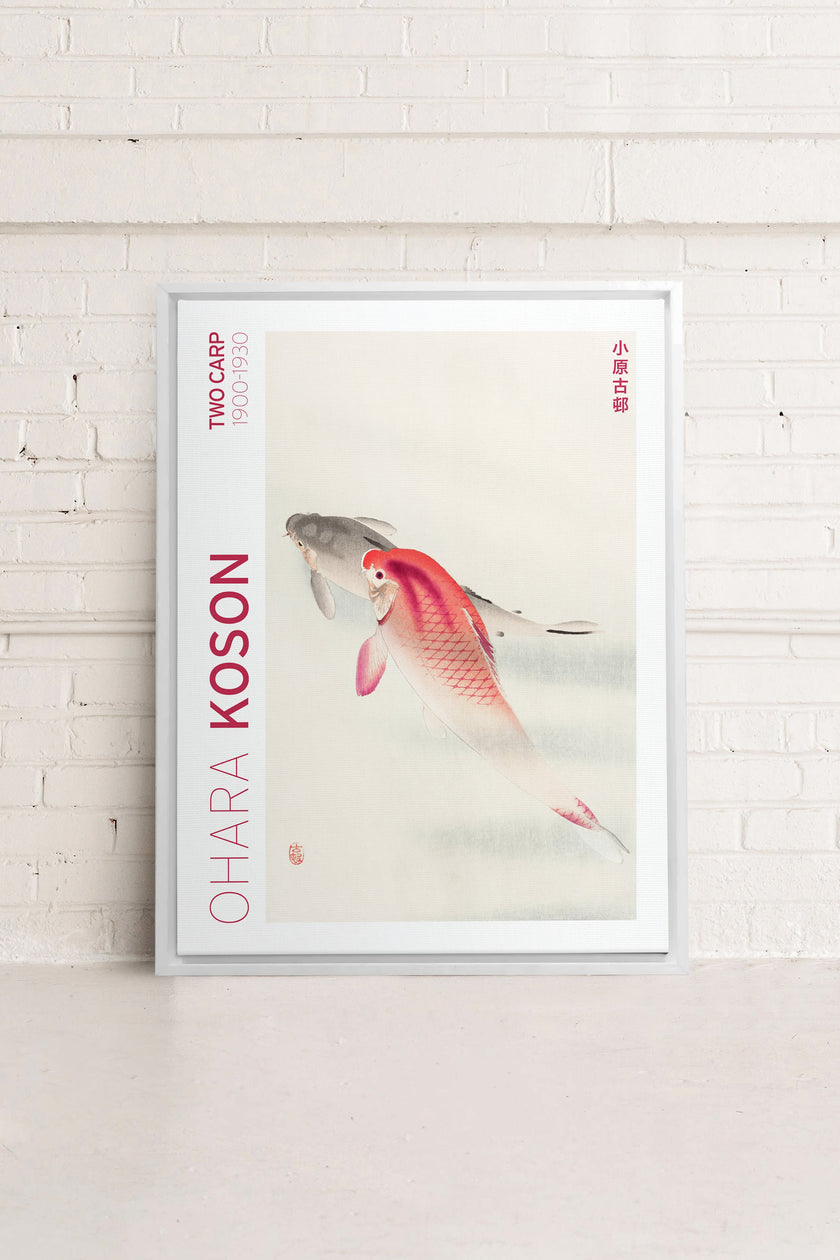 TWO CARP, Oeuvre sur toile étirée