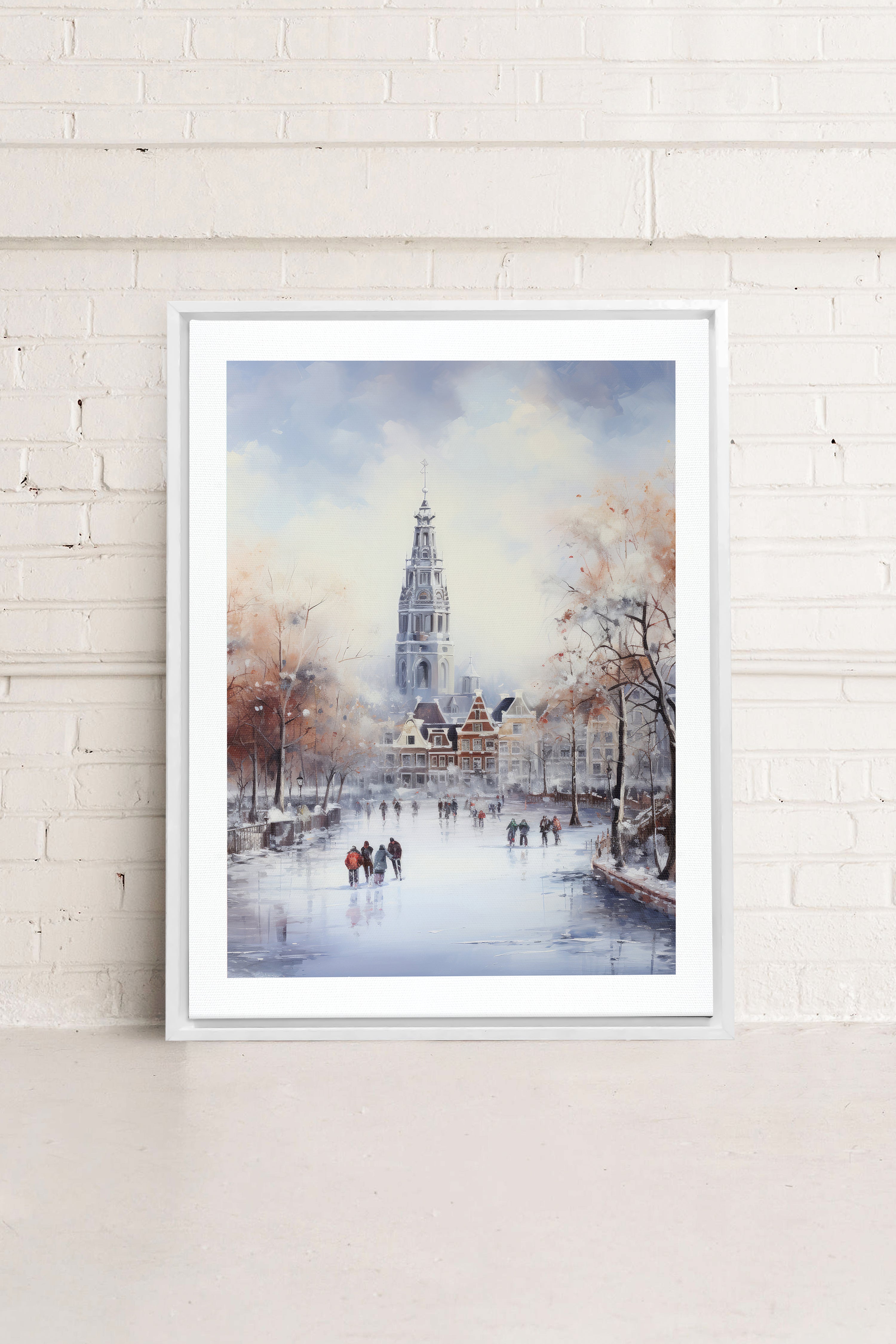 Azure Rink, Oeuvre sur toile étirée