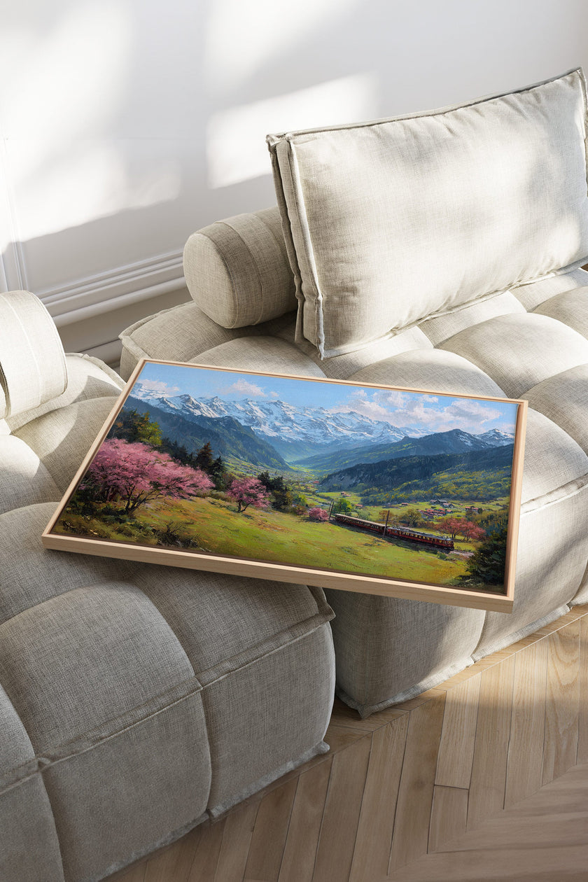 ALPINE JOURNEY, Oeuvre sur toile étirée