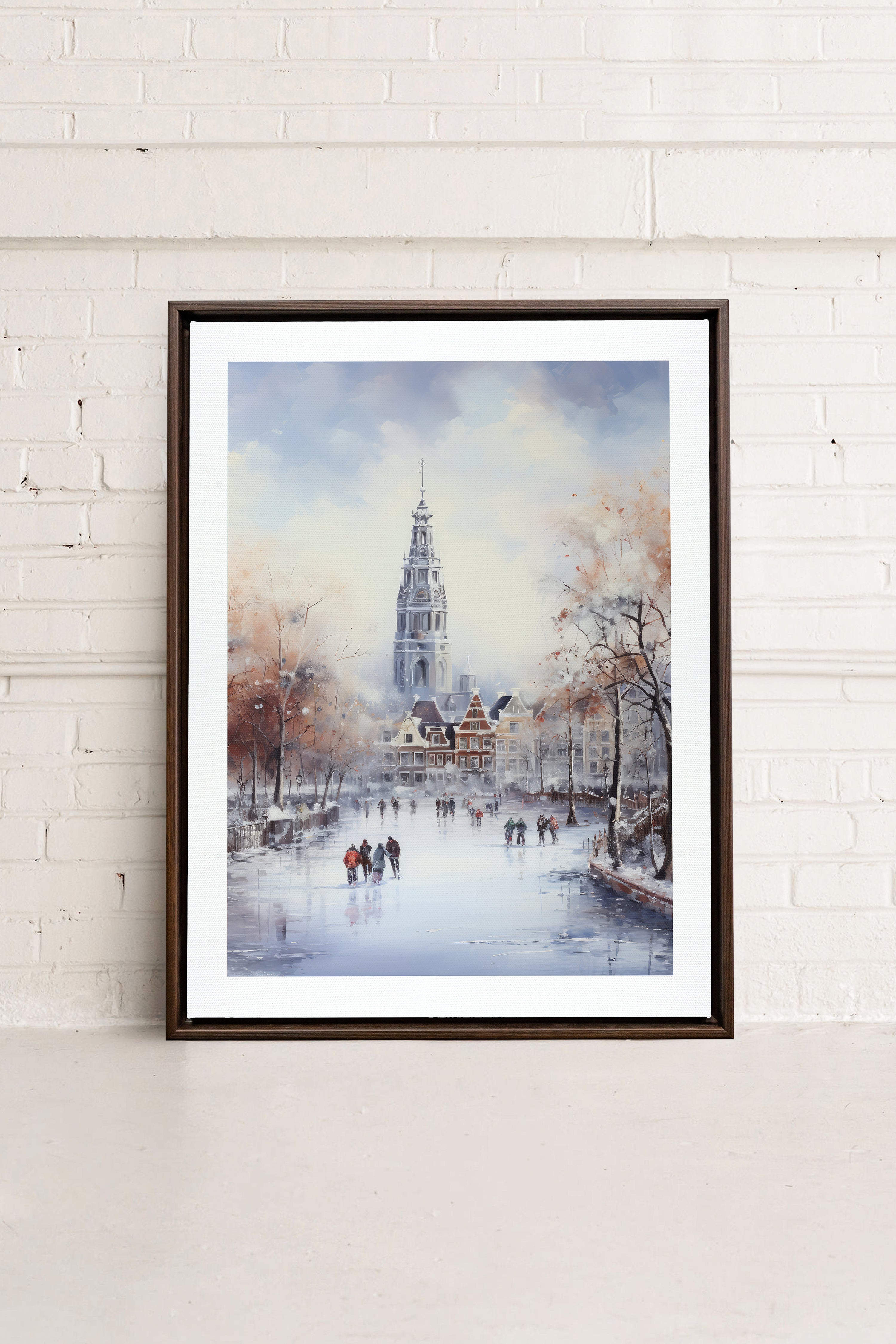 Azure Rink, Oeuvre sur toile étirée