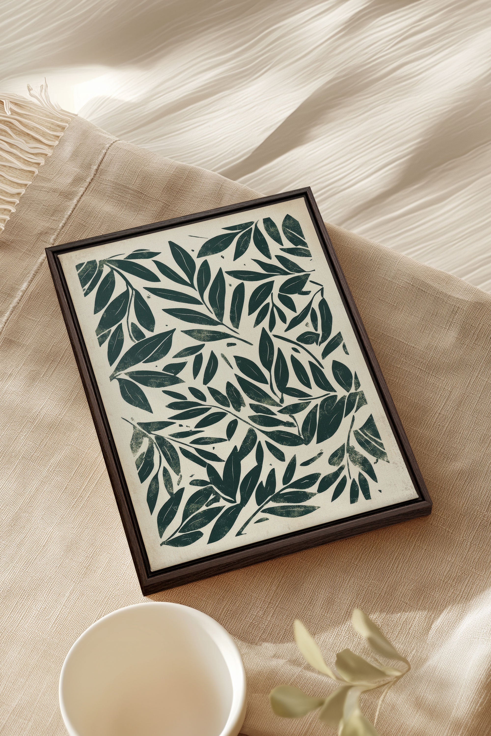 HERITAGE GREENERY, Oeuvre sur toile étirée