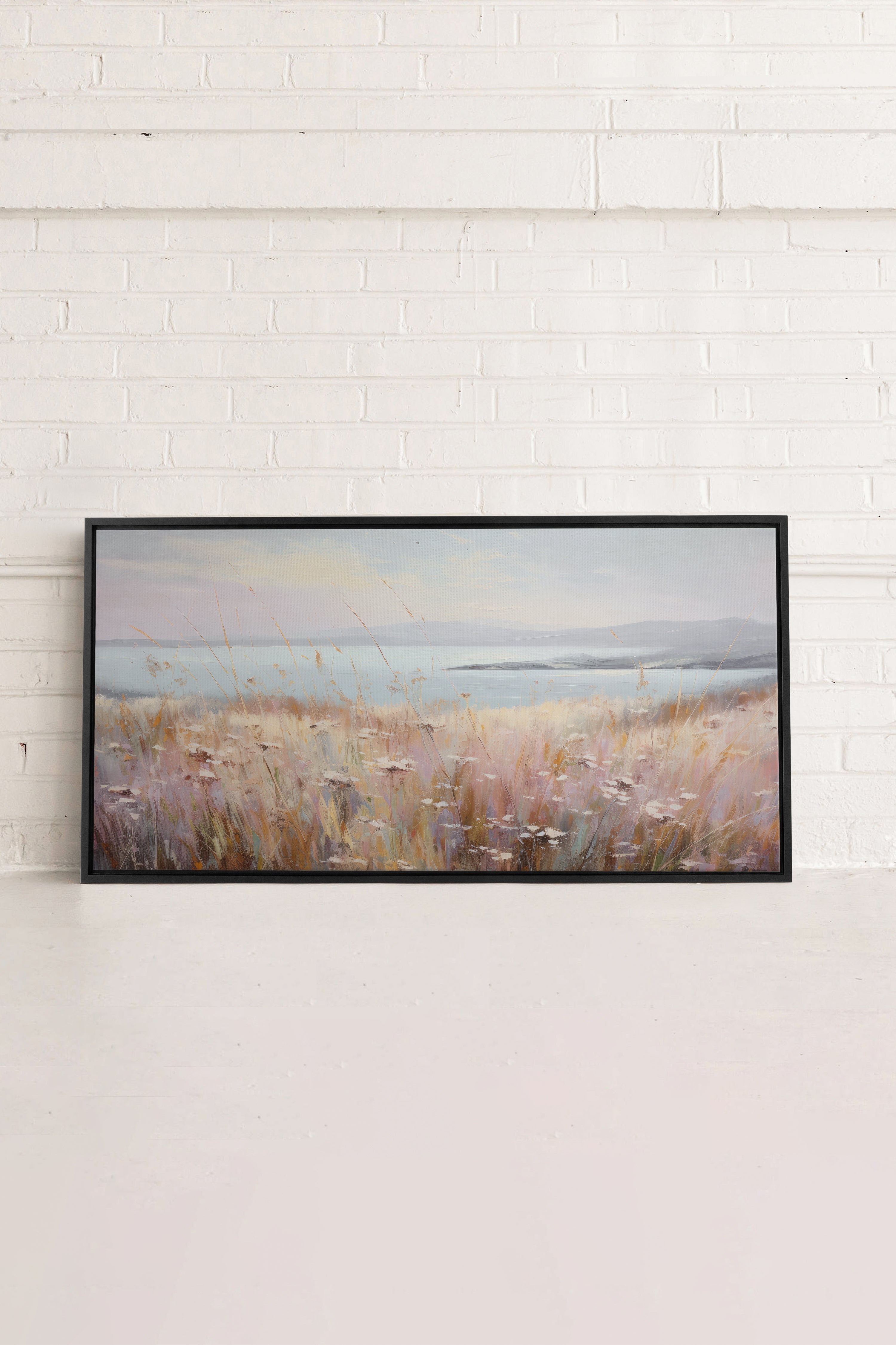 Rose Lagoon, Oeuvre sur toile étirée