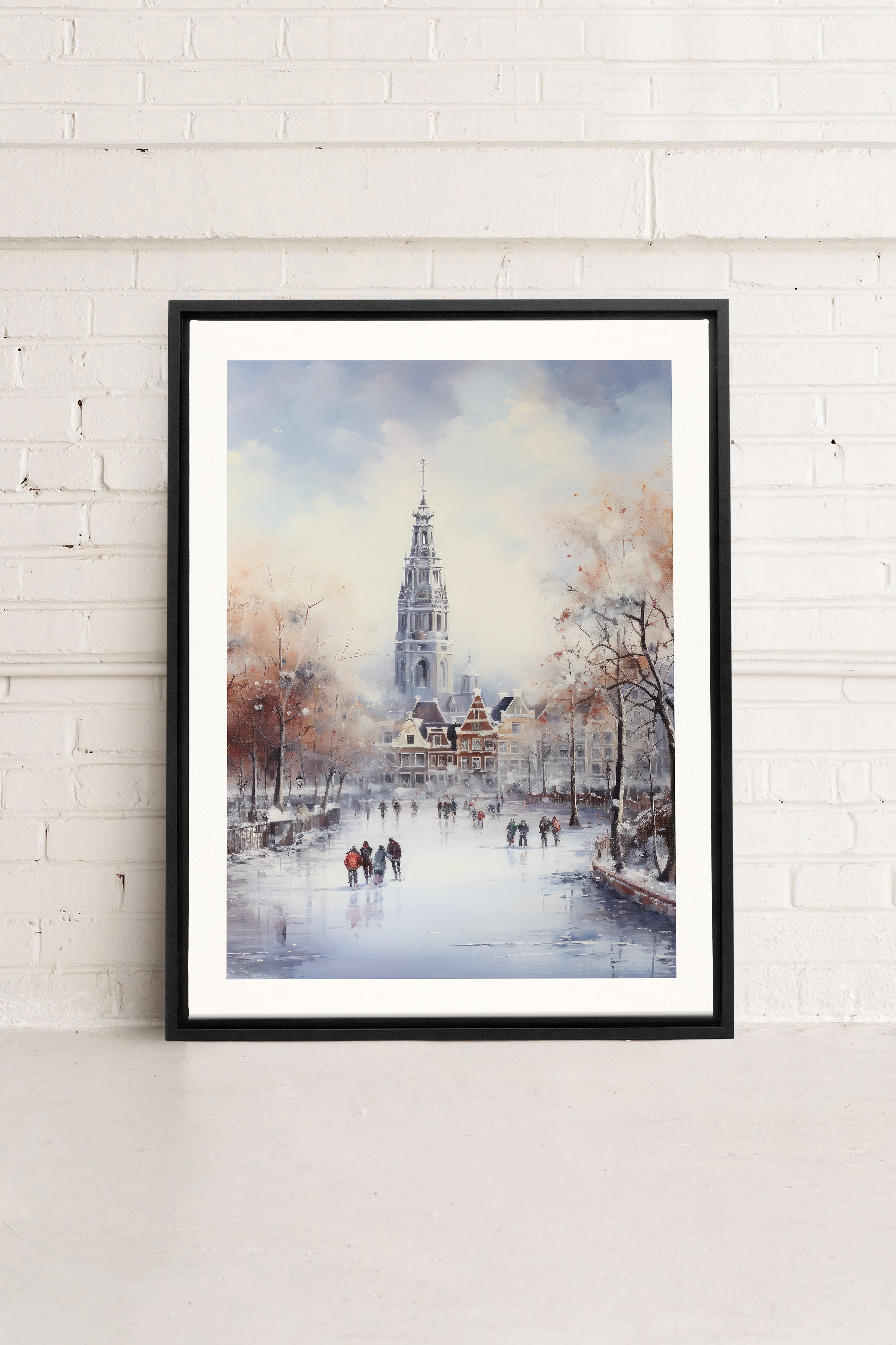 Azure Rink, Oeuvre sur toile étirée