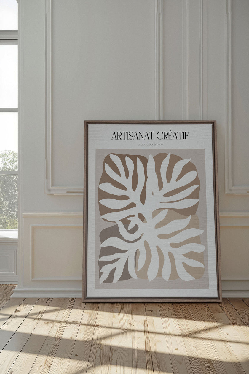 ARTISANAT CRÉATIF, Oeuvre sur toile étirée