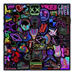 50 New Neon Stickers Car Trunk Phone Water Cup Decoration Stickers