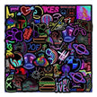 50 New Neon Stickers Car Trunk Phone Water Cup Decoration Stickers