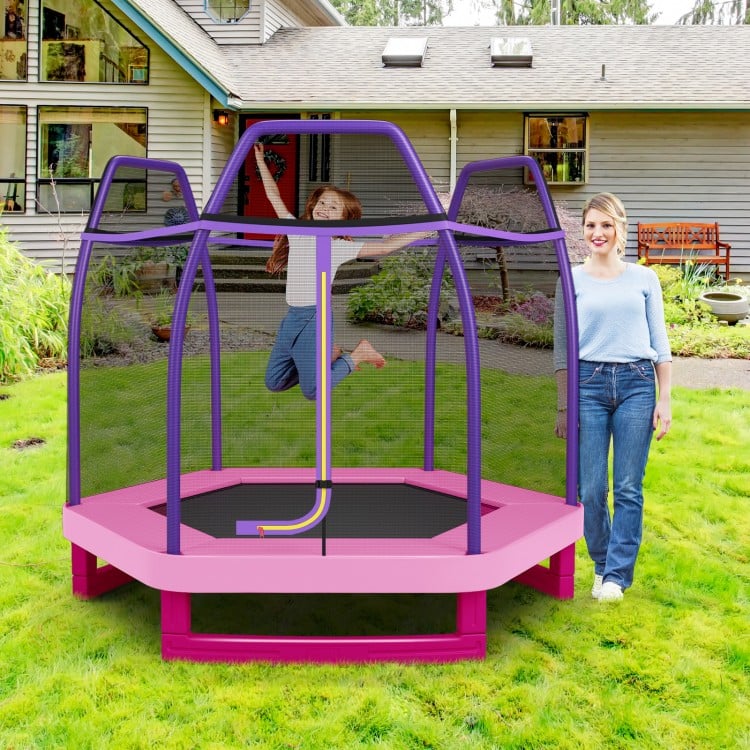 7 Feet Kids Recreational Bounce Jumper Trampoline