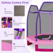 7 Feet Kids Recreational Bounce Jumper Trampoline
