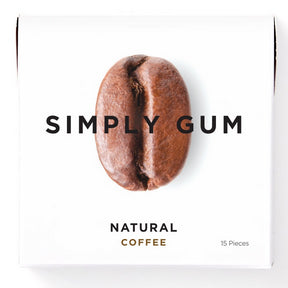 Simply Gum - Coffee Natural Chewing Gum (15pc)