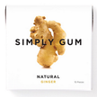 Simply Gum - Ginger Natural Chewing Gum (15pc)