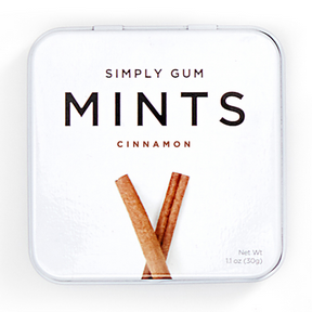 Simply Gum - Cinnamon Natural Mints (30g)