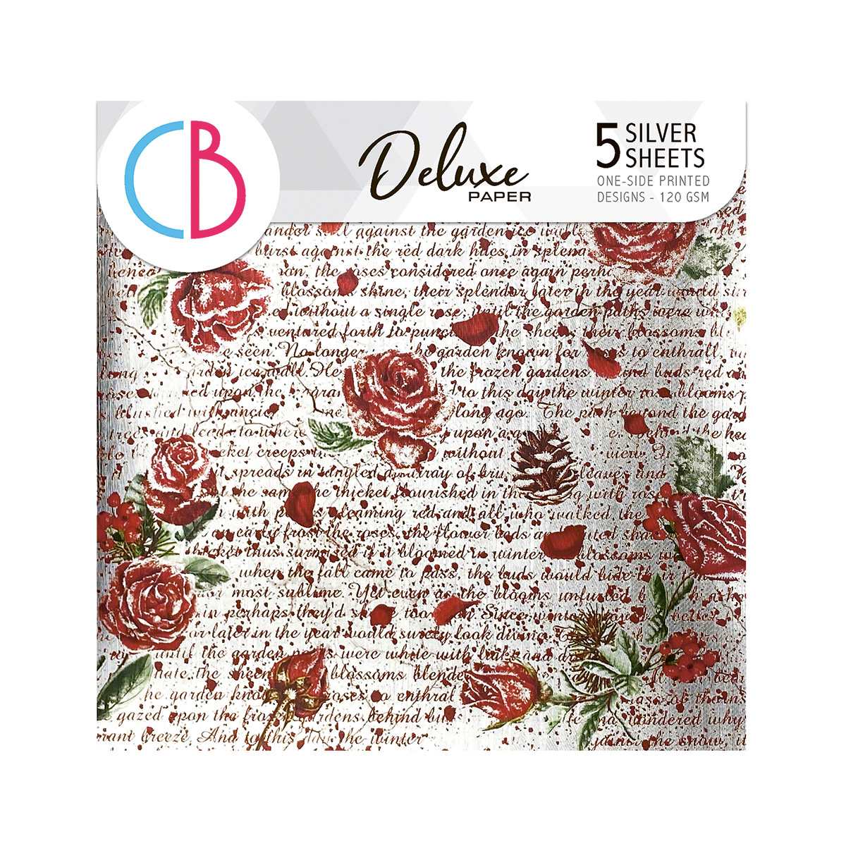 Frozen Roses Deluxe Paper Silver 6