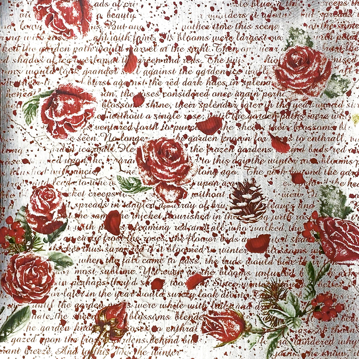 Frozen Roses Deluxe Paper Silver 6