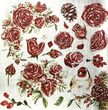 Frozen Roses Deluxe Paper Silver 6