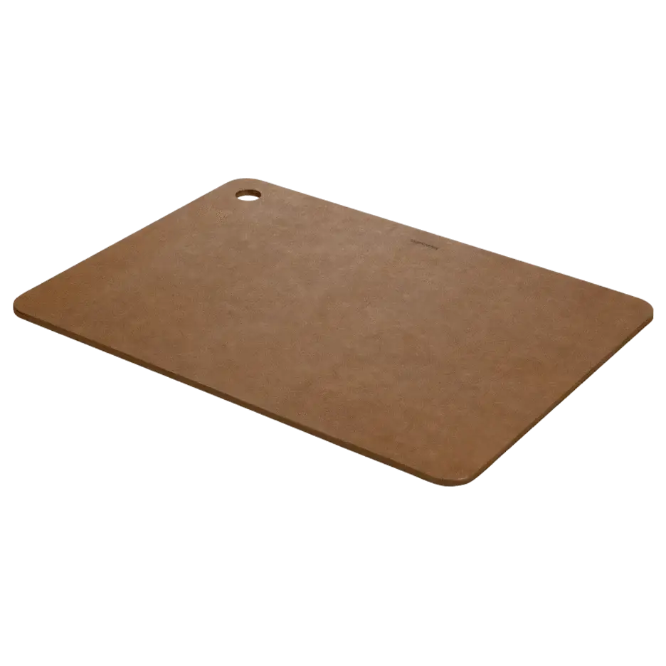 COMBEKK | Planche à découper en papier recyclé 28x38 cm Marron | Fabriquée aux Pays-Bas