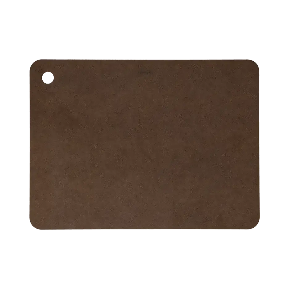 COMBEKK | Planche à découper en papier recyclé 28x38 cm Marron | Fabriquée aux Pays-Bas