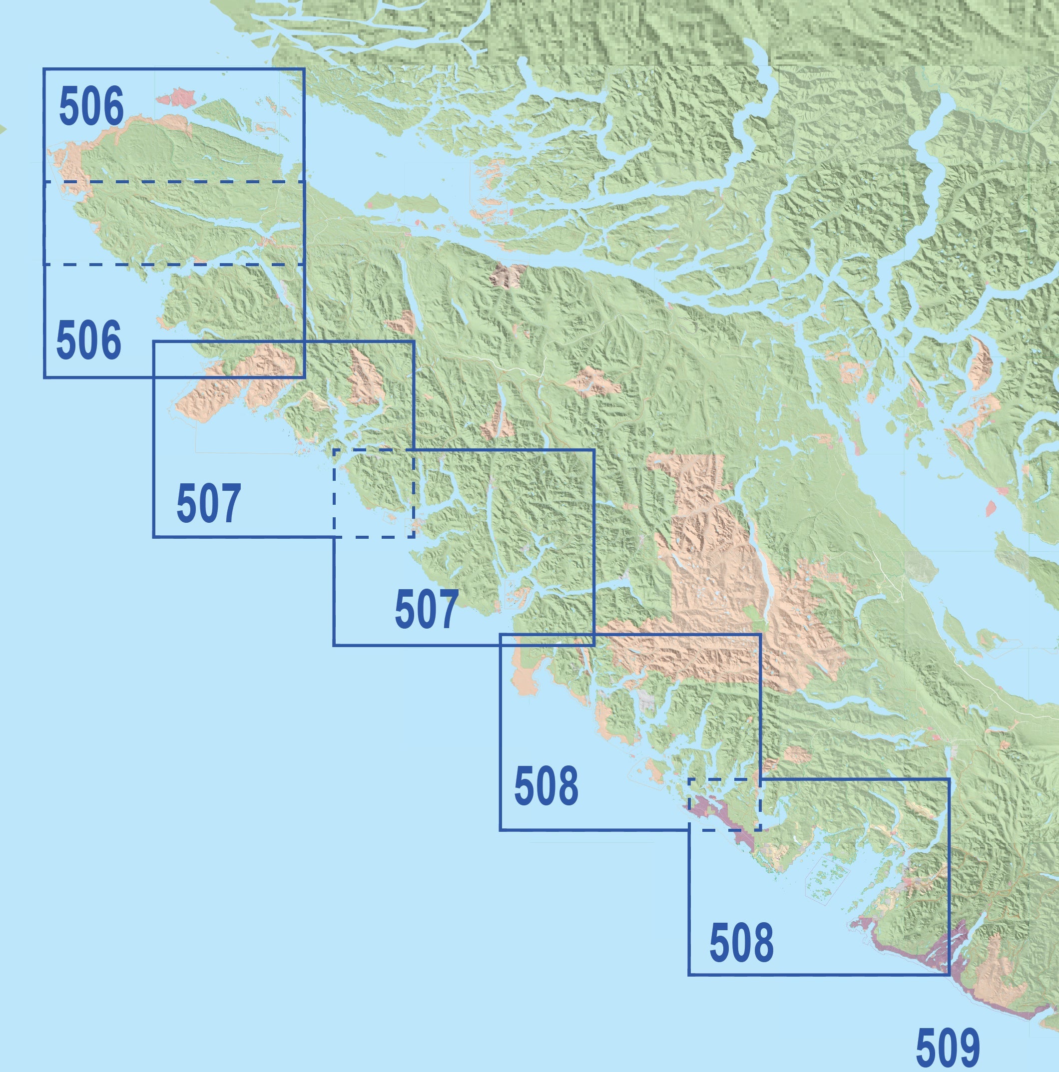 506 Quatsino/Cape Scott Outside Passage Chart Assistant