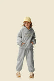 Children  Unisex Sports Brushed Hoody Trousers Suit Unisex Hoodie two piece for kids
