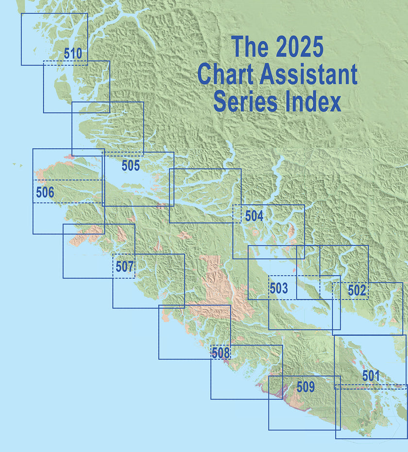 502 Sunshine Coast Inside Passage Chart Assistant