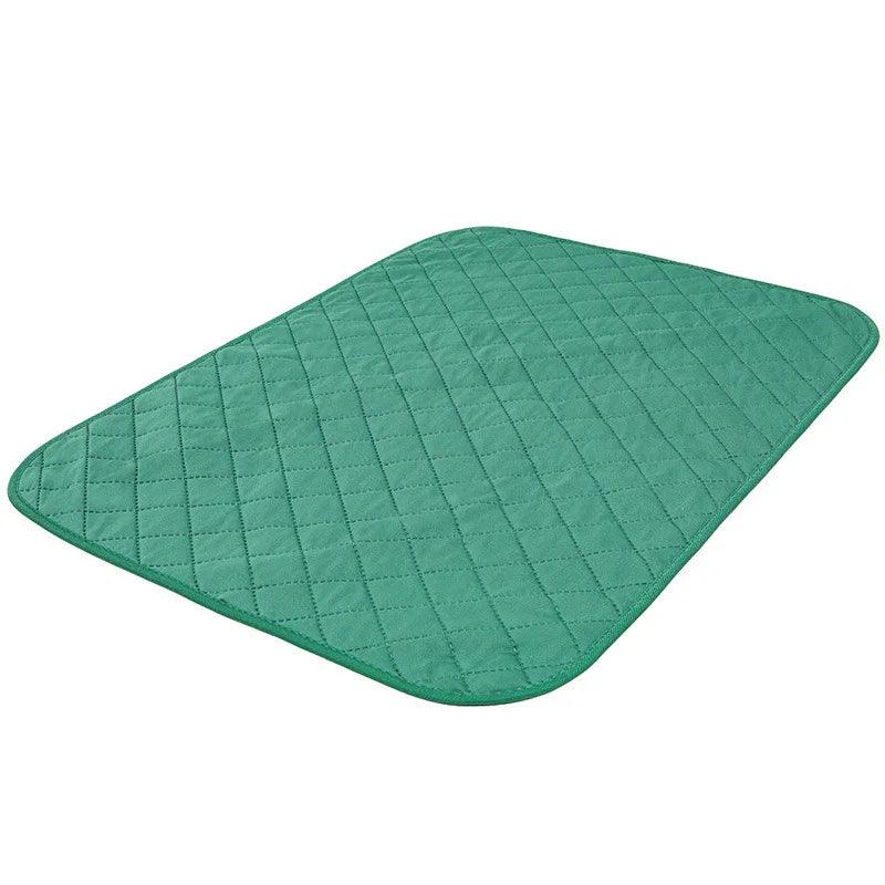 Bamboo Charcoal Fibre Pet Training Pad – Deodorant, Moisture-Proof Dog Pad | Beige & Green | S/M/L